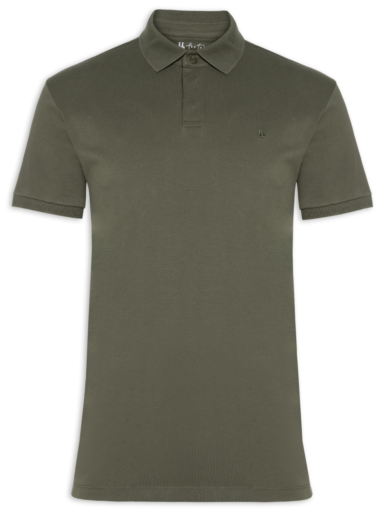 Polo Masculina Suedine Pima Verde  Foxton