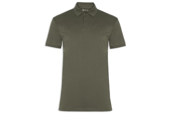Polo Masculina Suedine Pima - Verde 