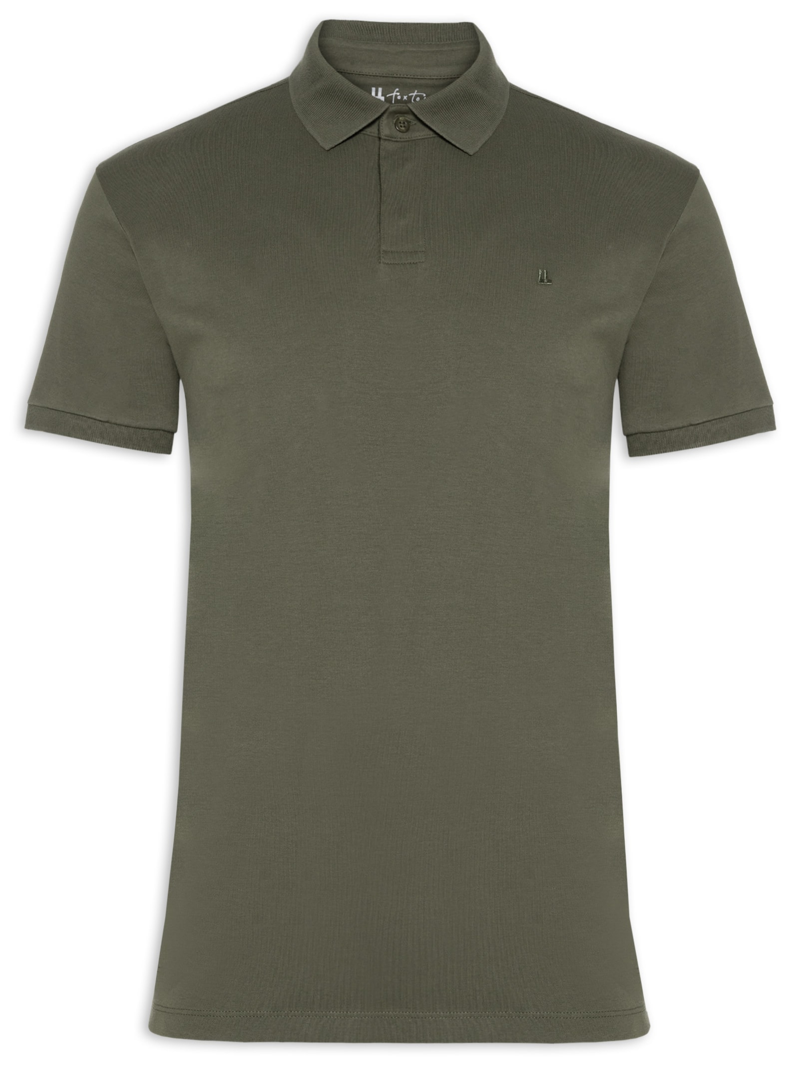 Polo Masculina Suedine Pima Verde  Foxton