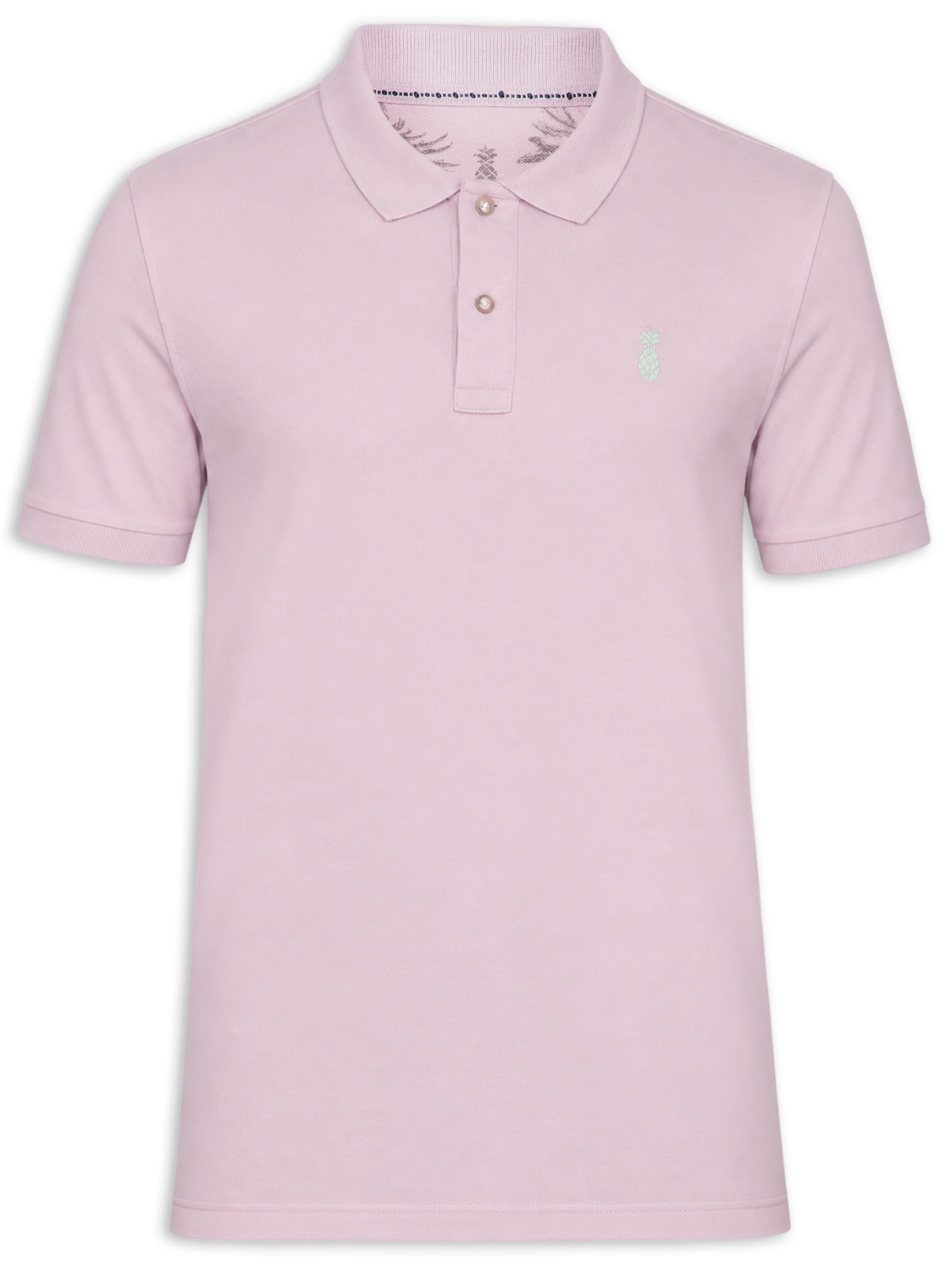 Polo Masculina Summer Roxo Pineapple