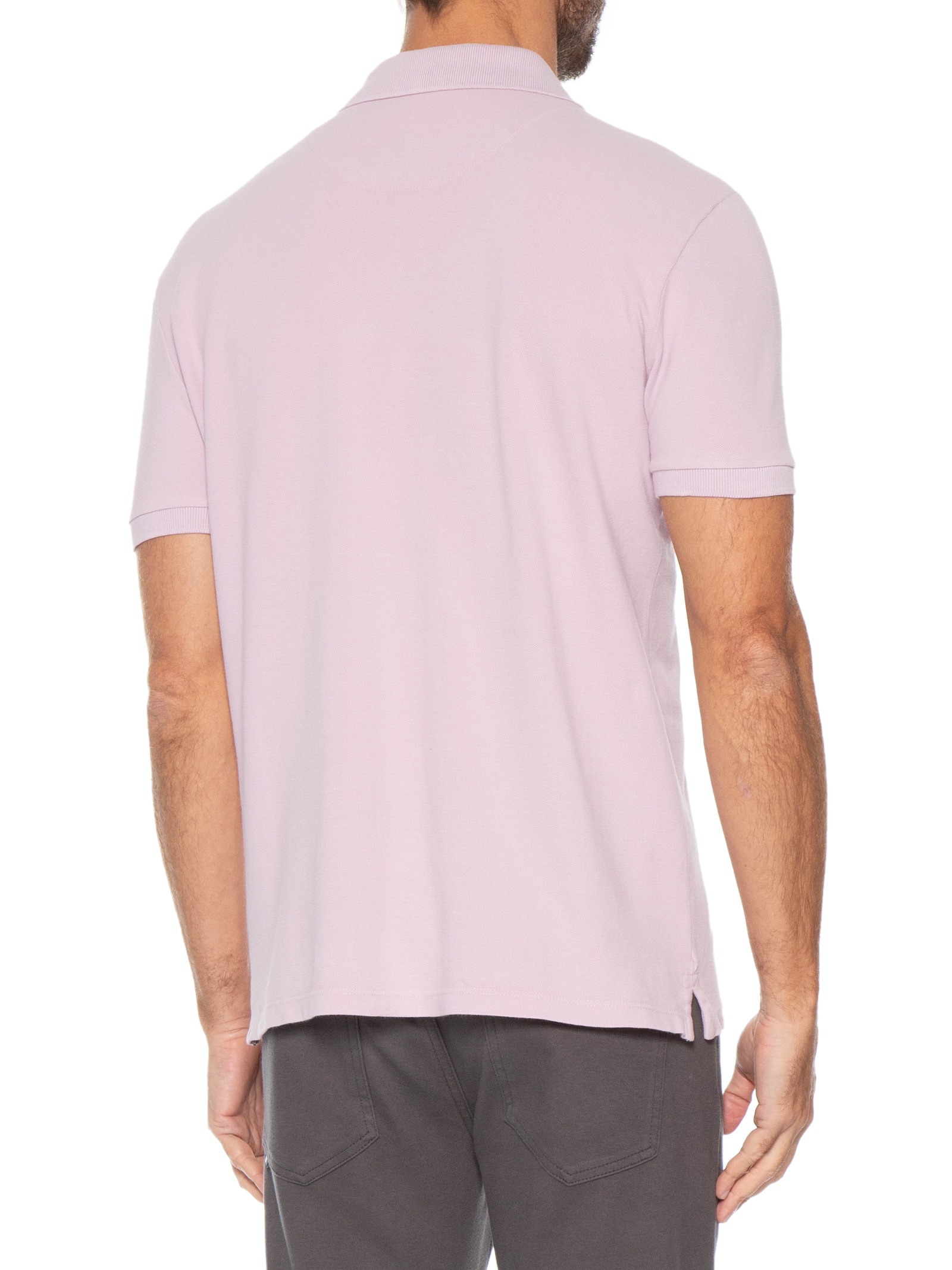 Polo Masculina Summer Roxo Pineapple