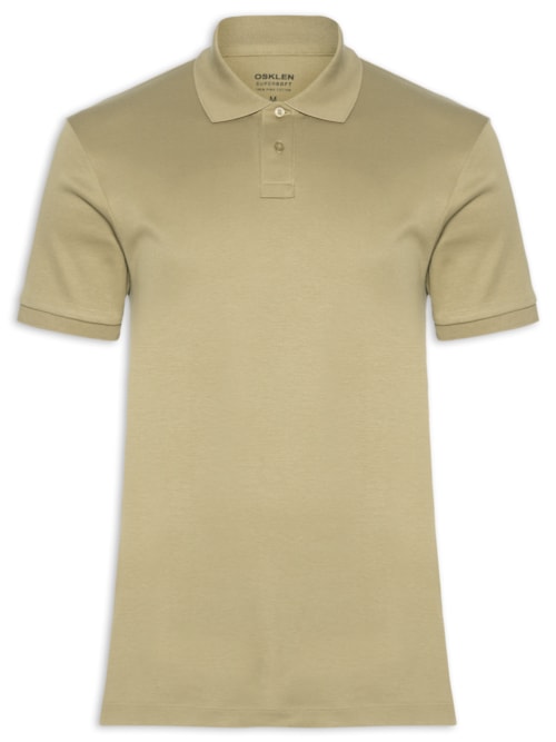 Polo Masculina Supersoft – Bege