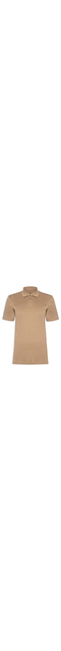 Polo Masculina Supersoft - Marrom