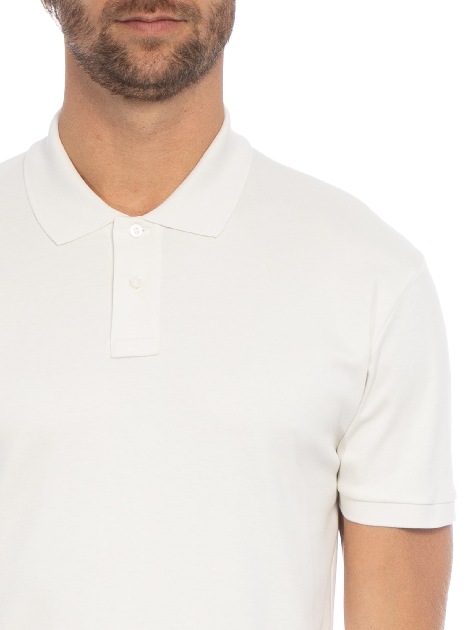 Polo Masculina Supersoft Off White  Osklen