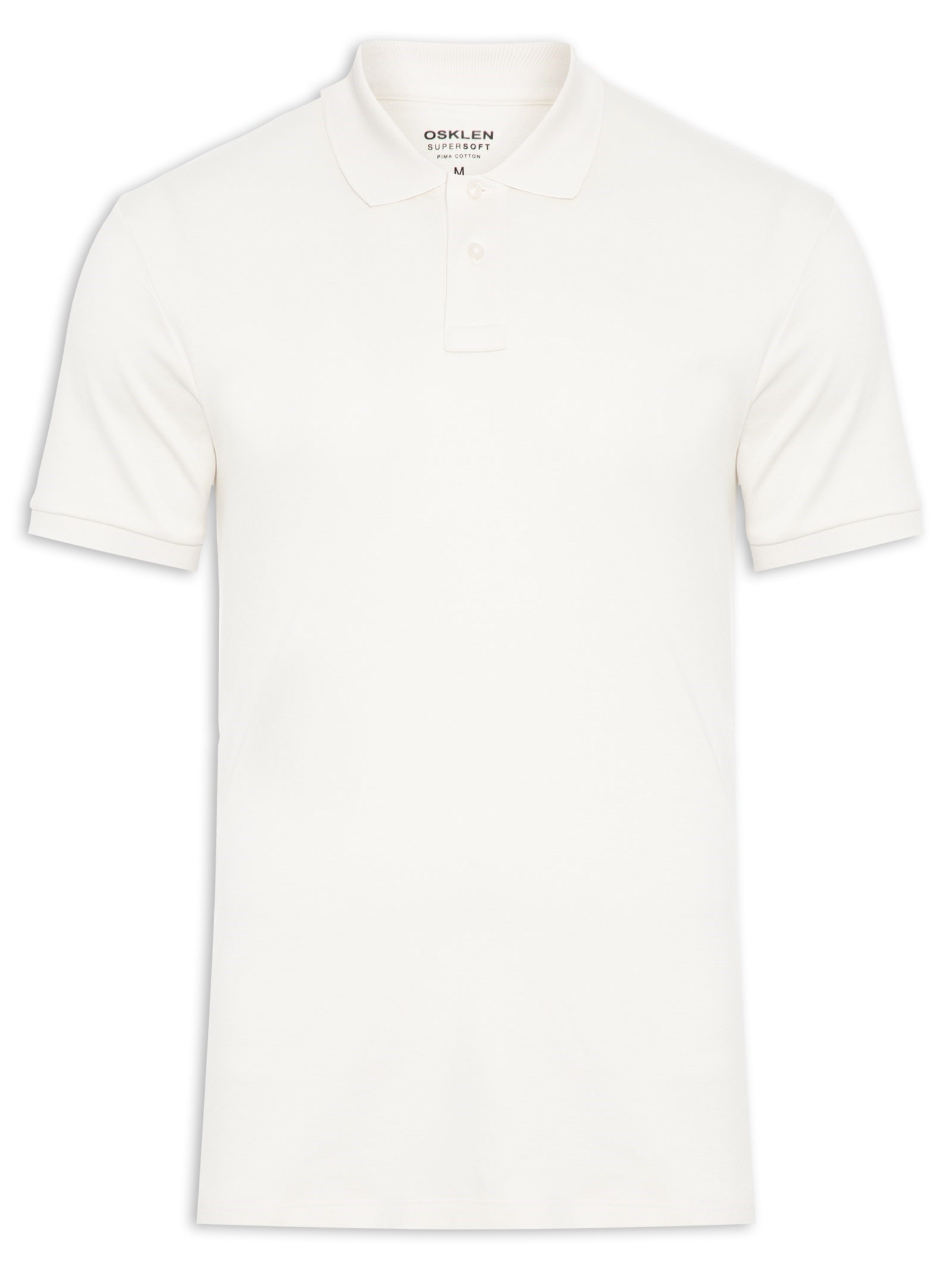 Polo Masculina Supersoft Off White  Osklen