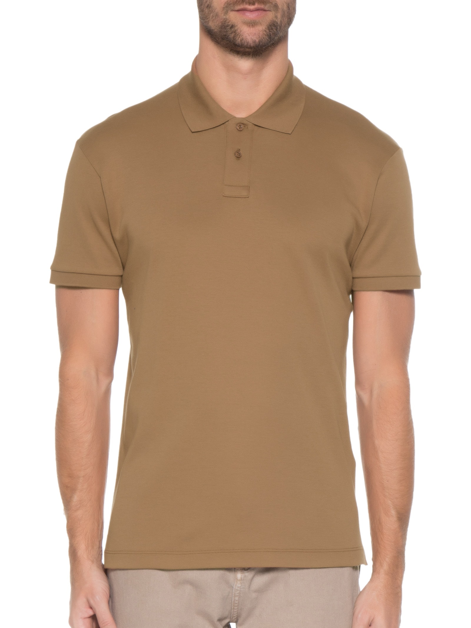 Polo Masculina Supersoft Off White  Osklen