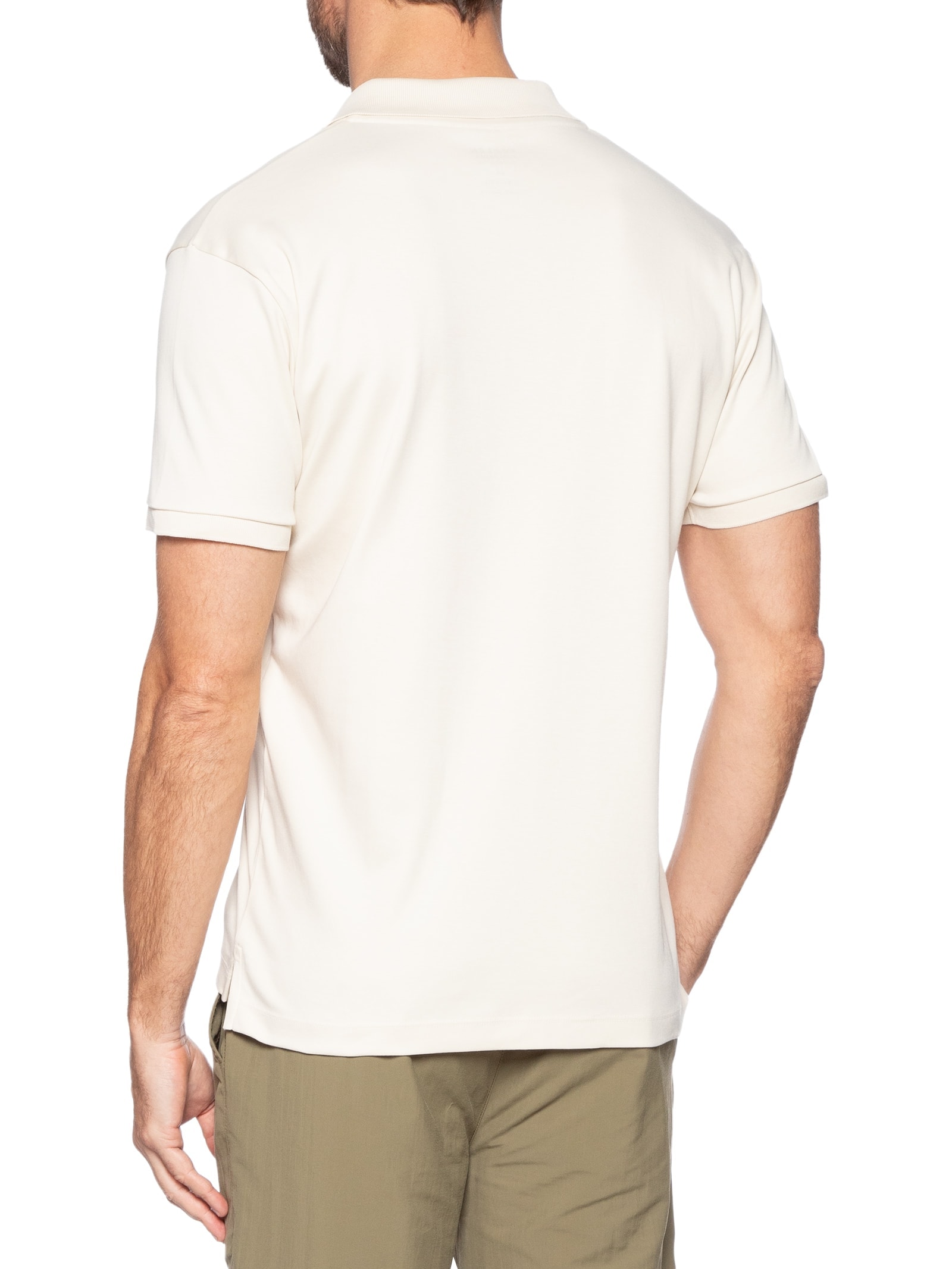 Polo Masculina Supersoft Off White  Osklen