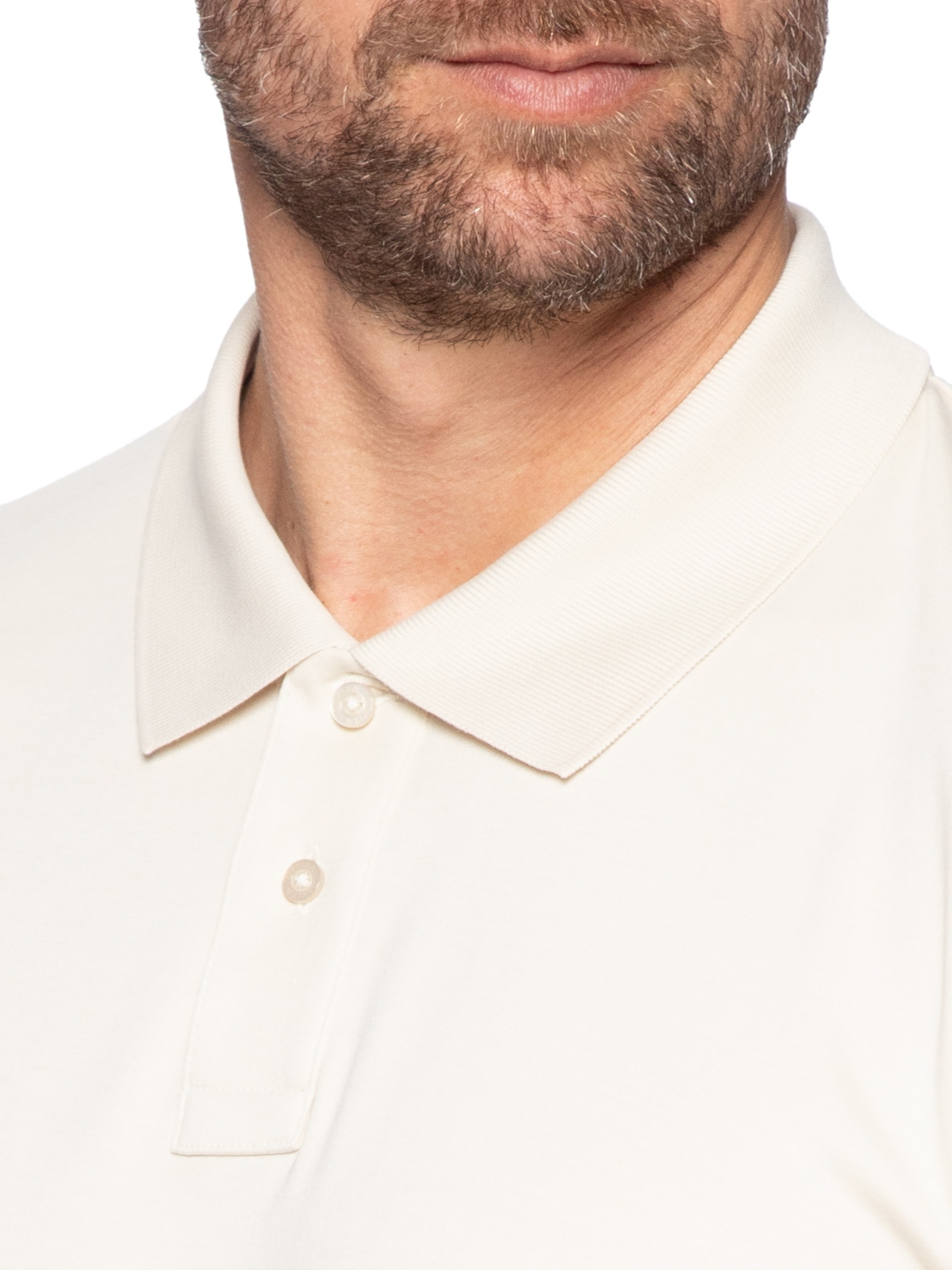 Polo Masculina Supersoft Off White  Osklen