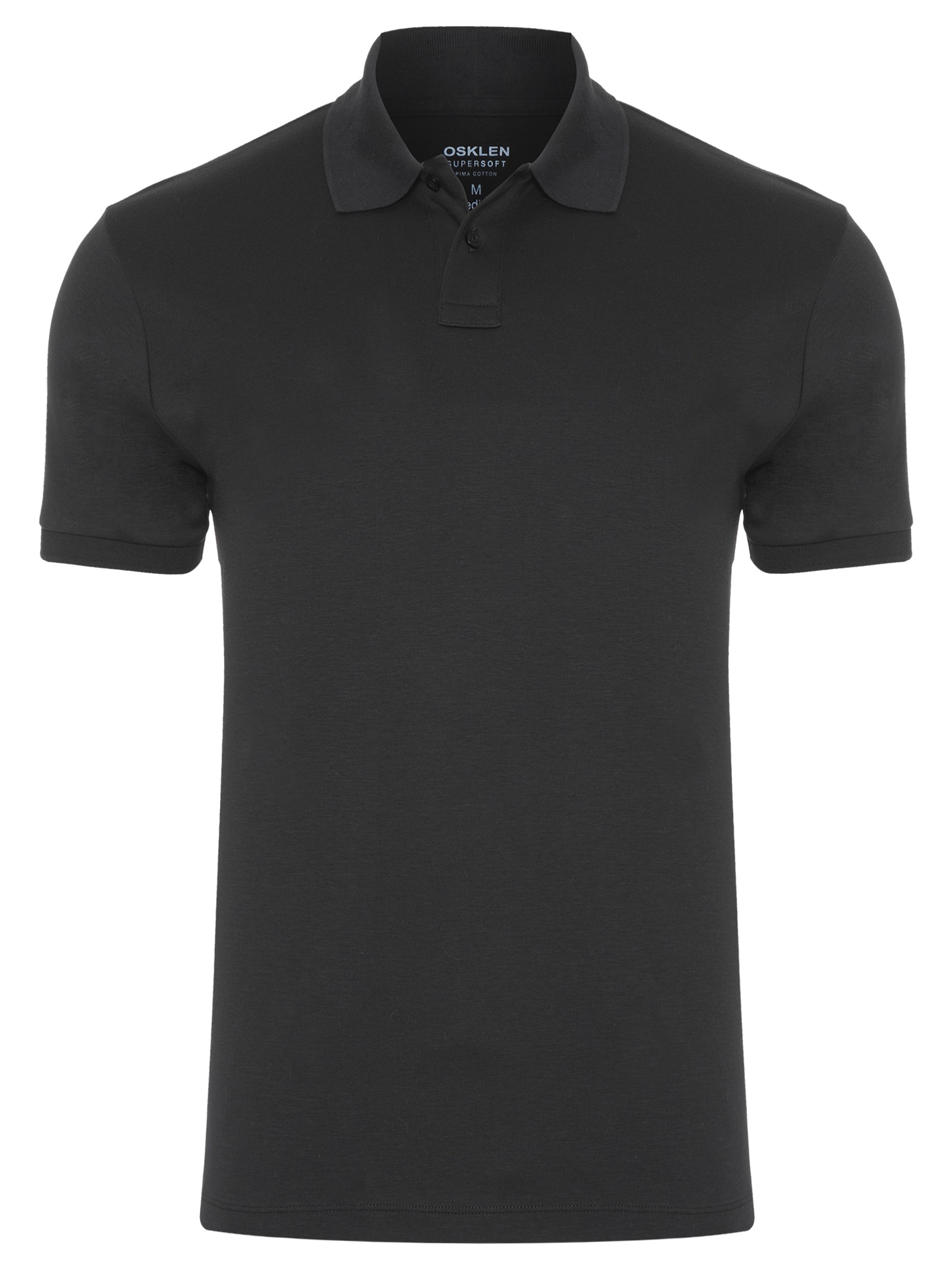 Polo Masculina Supersoft Preto Osklen