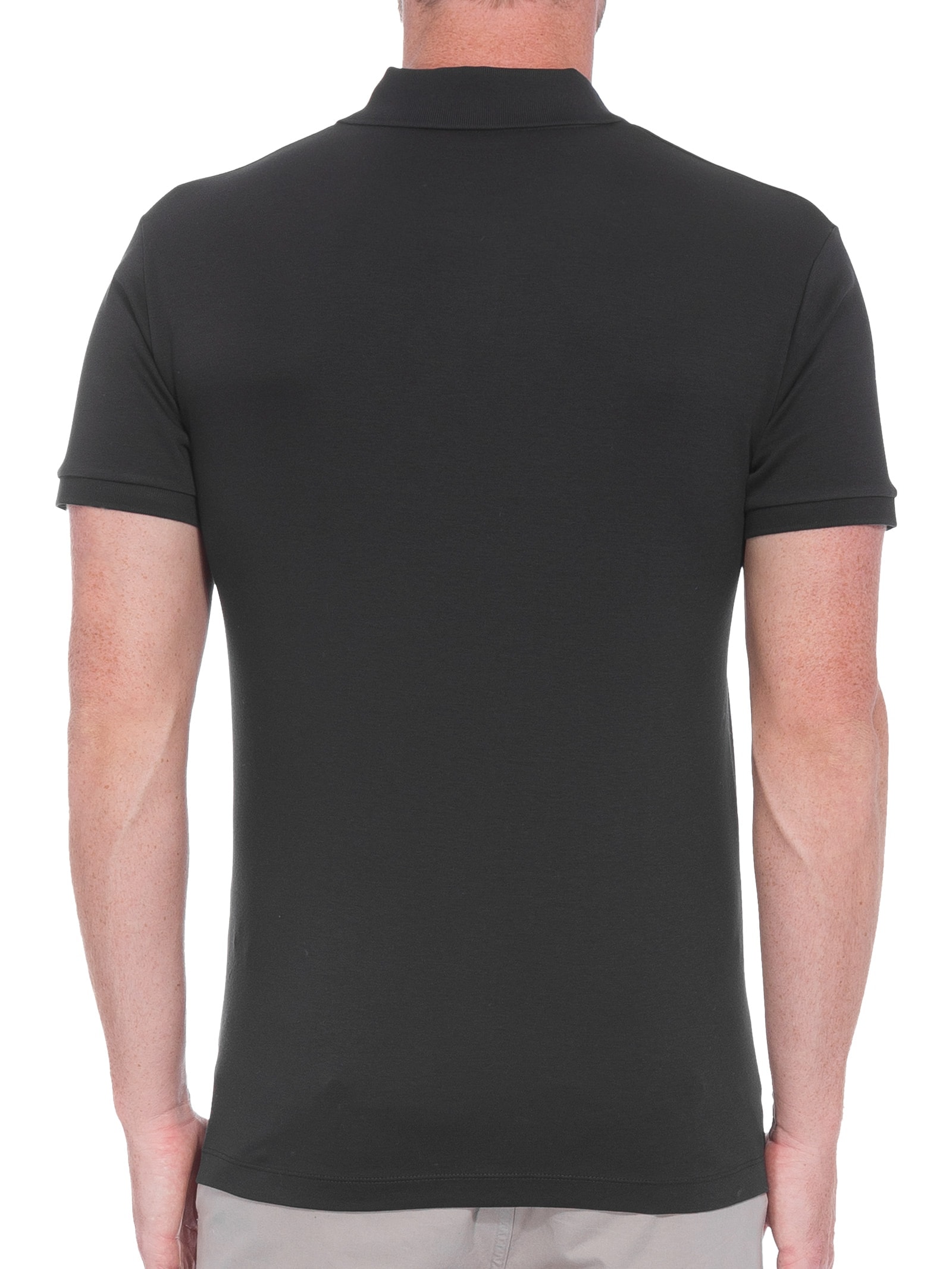 Polo Masculina Supersoft Preto Osklen