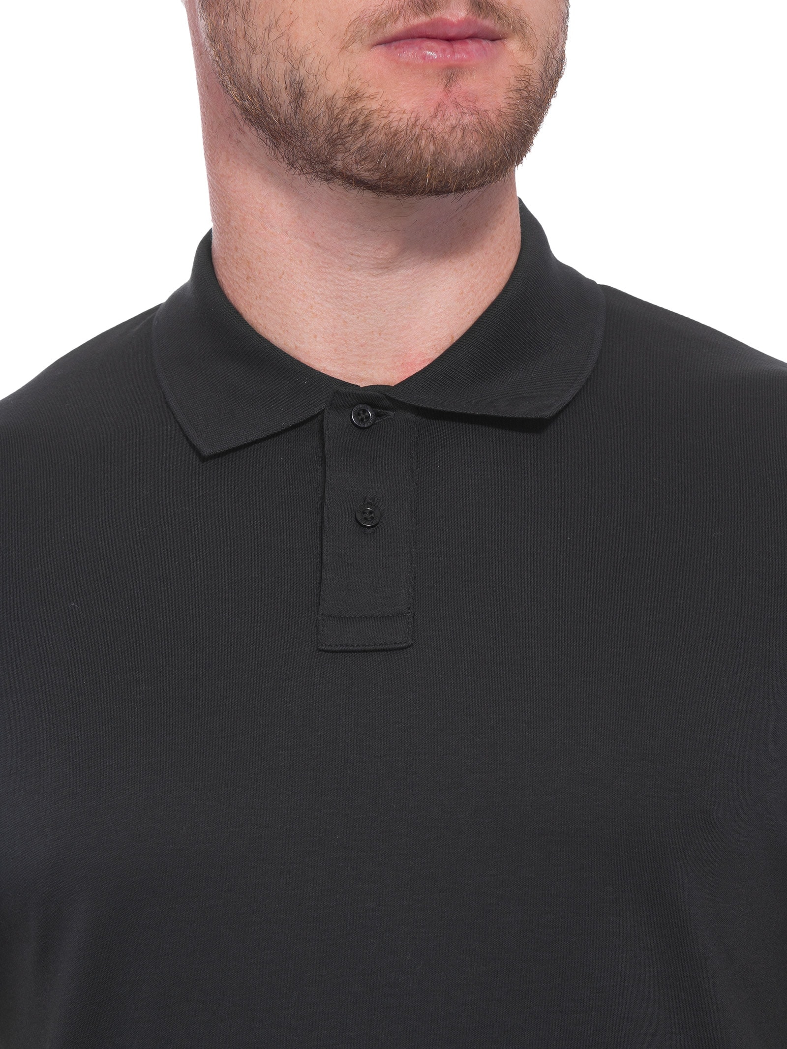 Polo Masculina Supersoft Preto Osklen