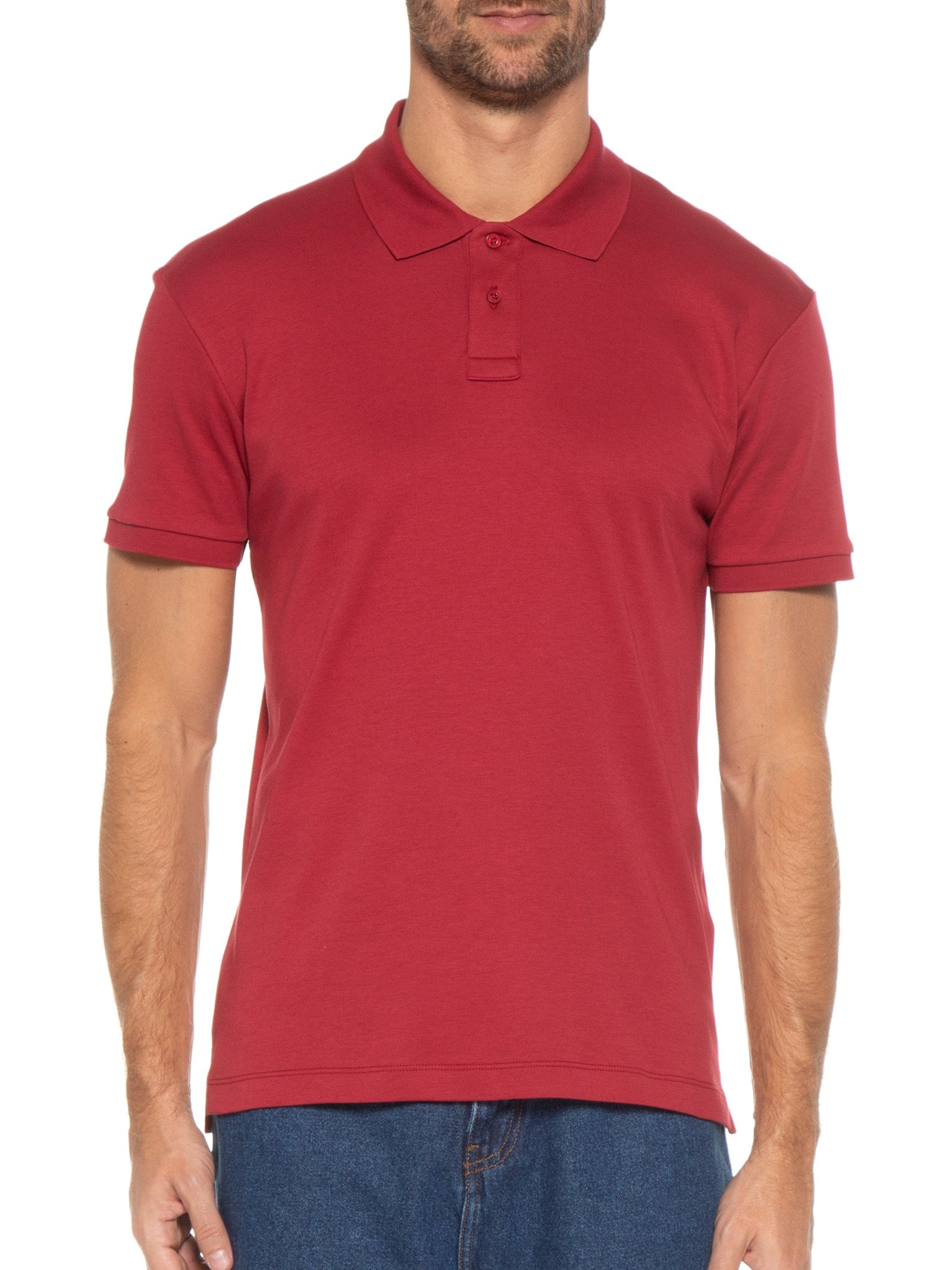 Polo Masculina Supersoft Vermelho Osklen