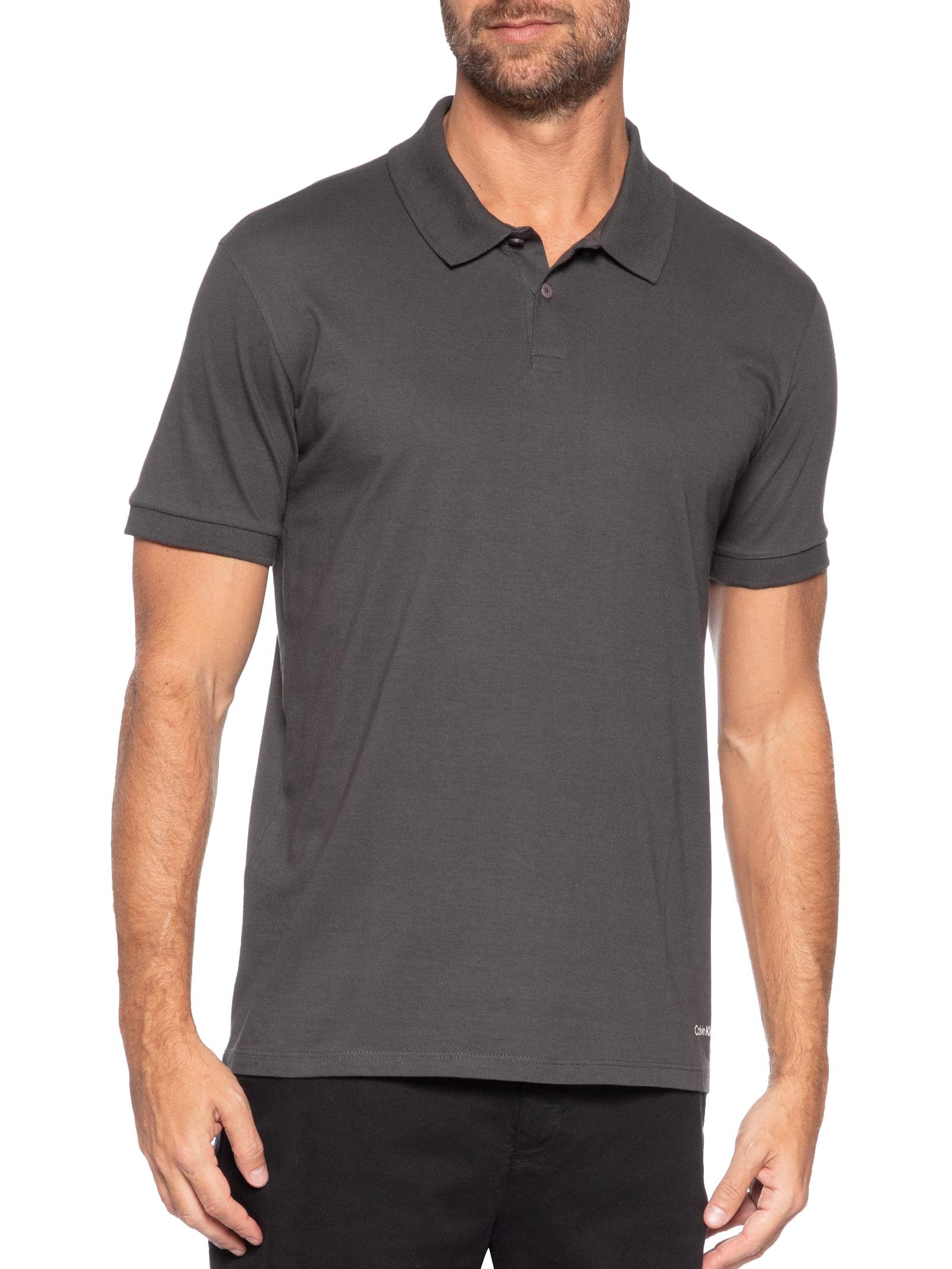 Polo Masculina Swimwear – Cinza Calvin Klein Jeans