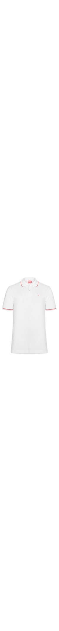 Polo Masculina T-Ferry Microdiv Logo Bordado - Branco