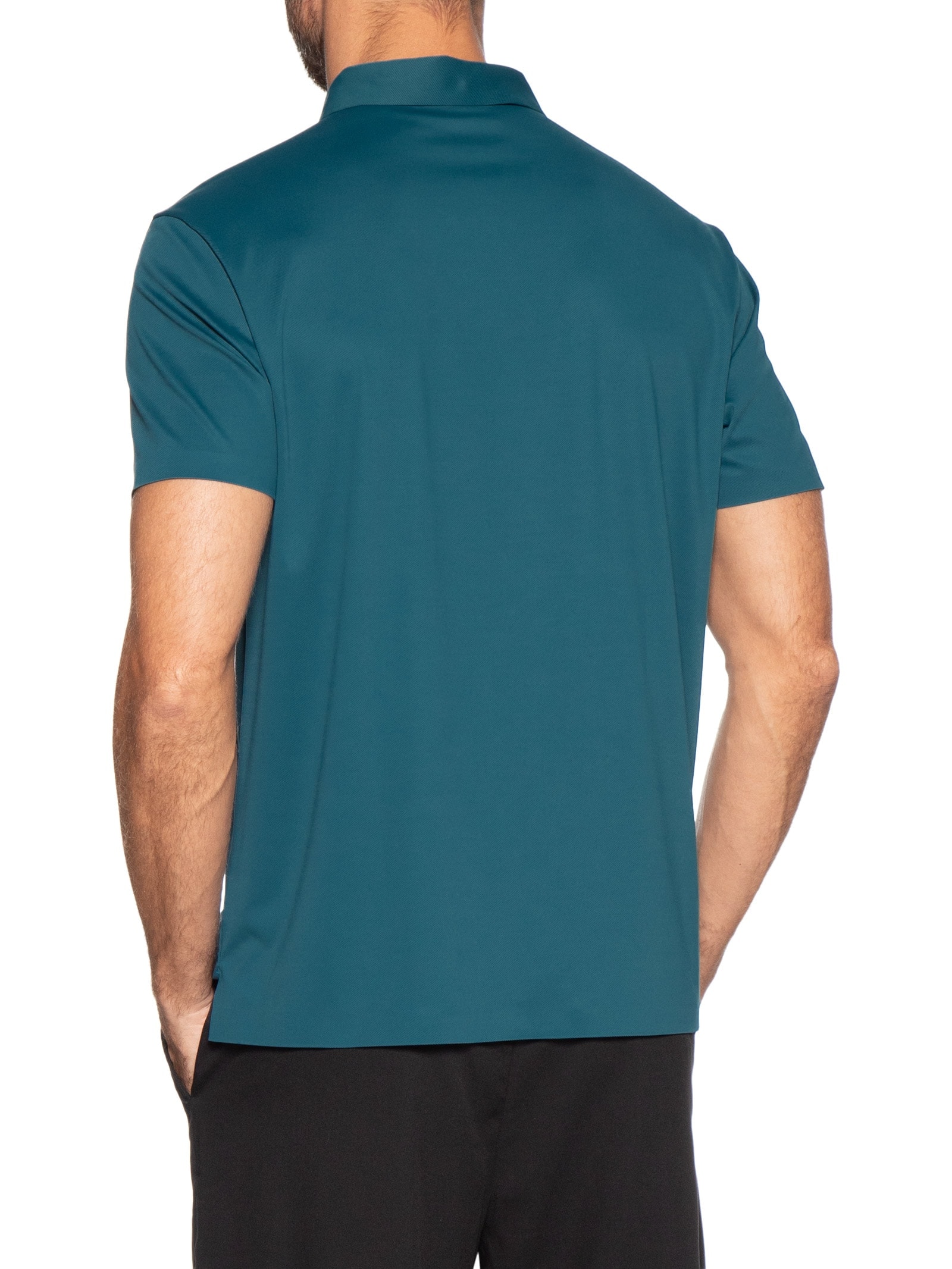 Polo Masculina Tech Corte A Laser Azul '2 Essential