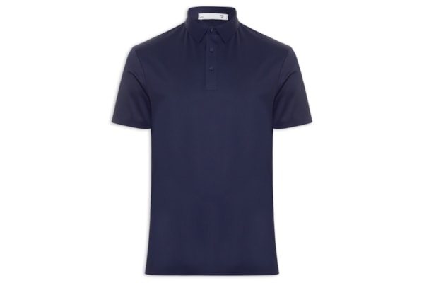 Polo Masculina Tech Corte A Laser - Azul