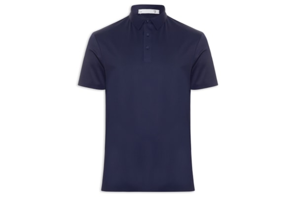 Polo Masculina Tech Corte A Laser - Azul