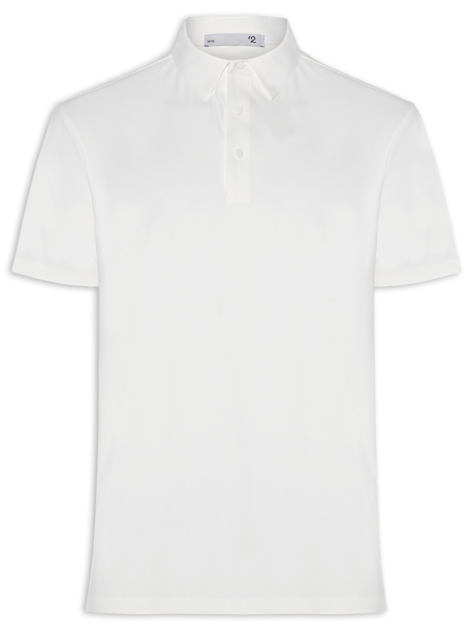 Polo Masculina Tech Corte A Laser Branco '2 Essential
