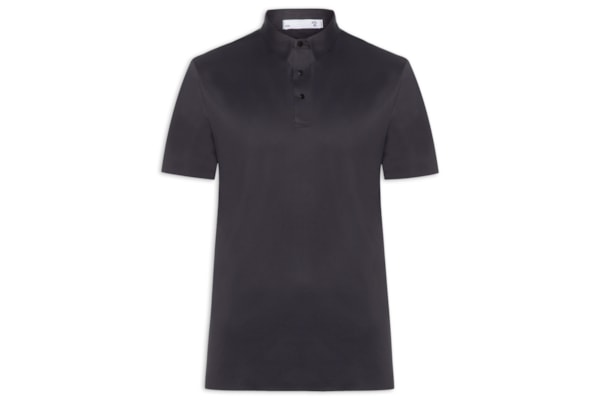 Polo Masculina Tech Corte A Laser - Preto