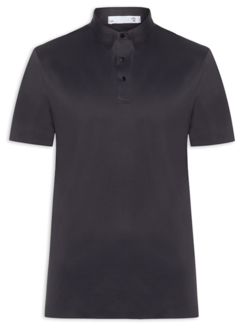 Polo Masculina Tech Corte A Laser – Preto