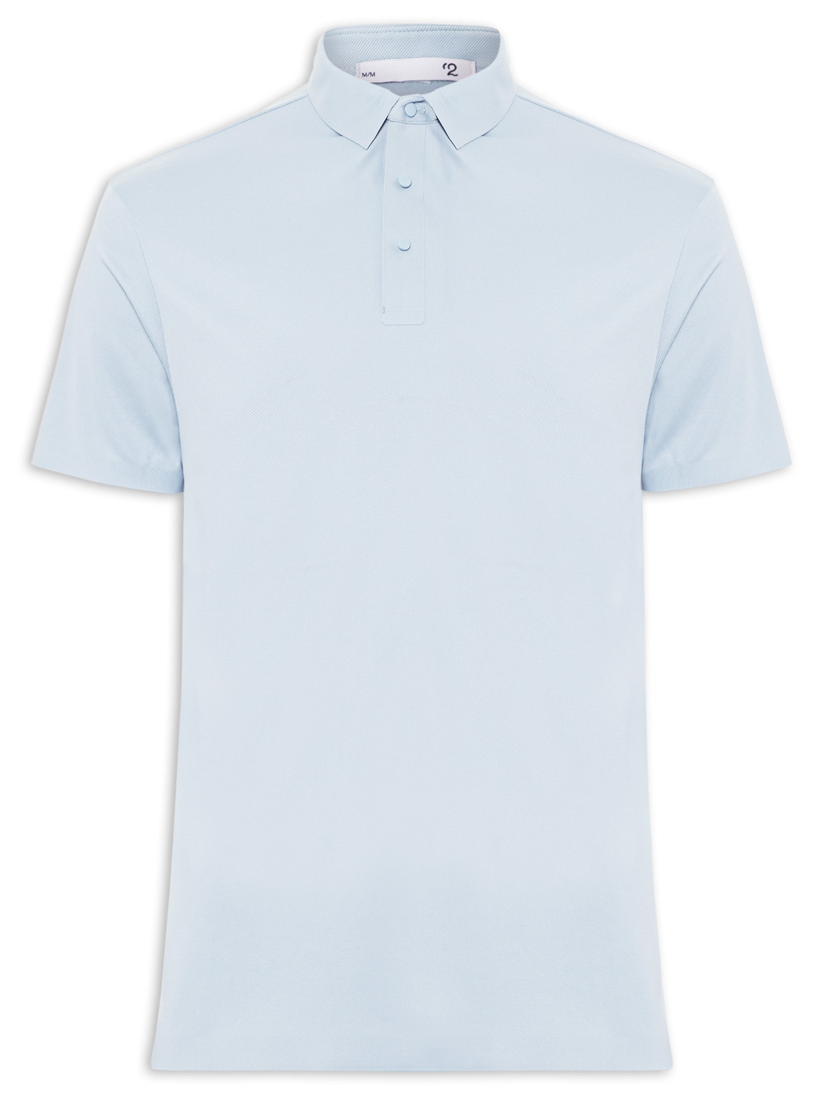 Polo Masculina Tehc Corte A Laser Azul '2 Essential
