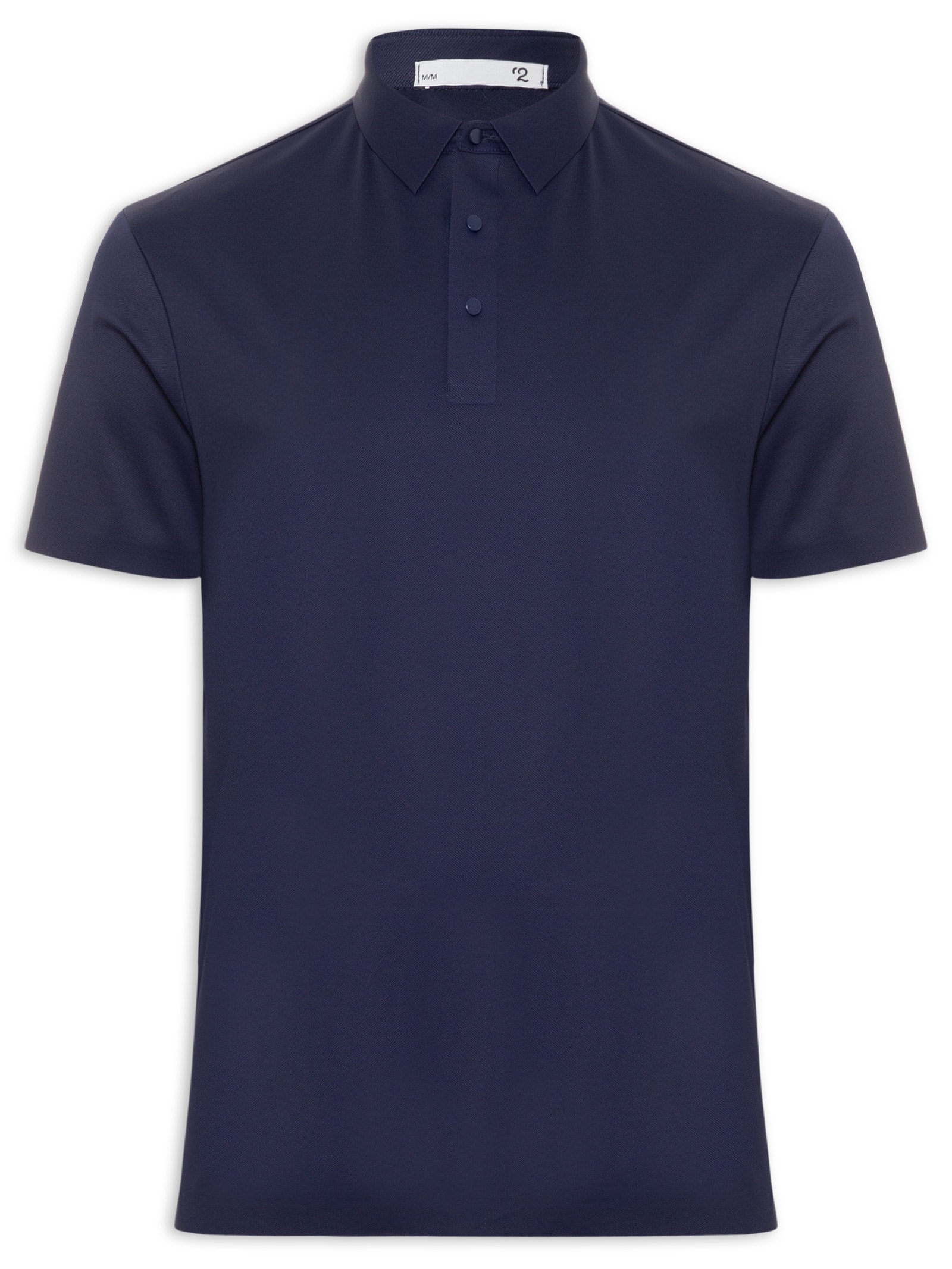 Polo Masculina Tehc Corte A Laser Azul '2 Essential