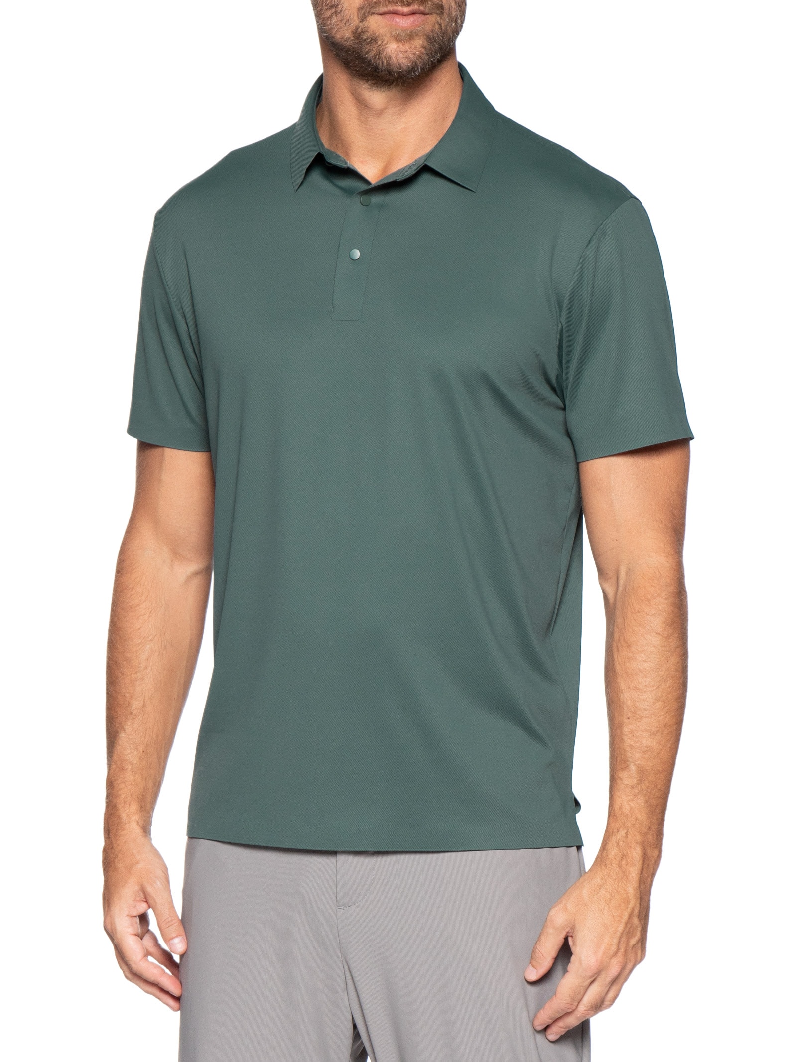 Polo Masculina Tehc Corte A Laser Verde '2 Essential