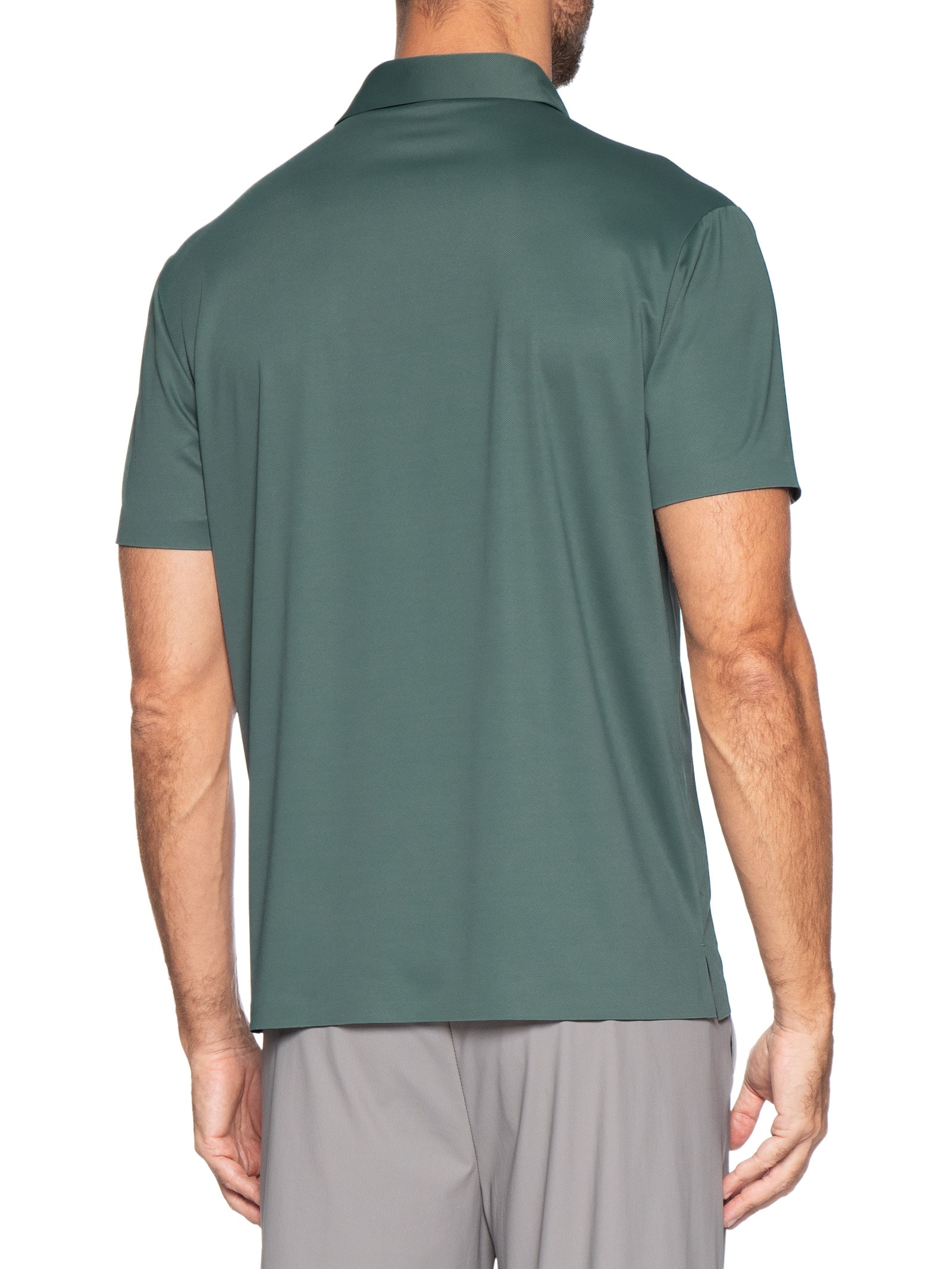 Polo Masculina Tehc Corte A Laser Verde '2 Essential