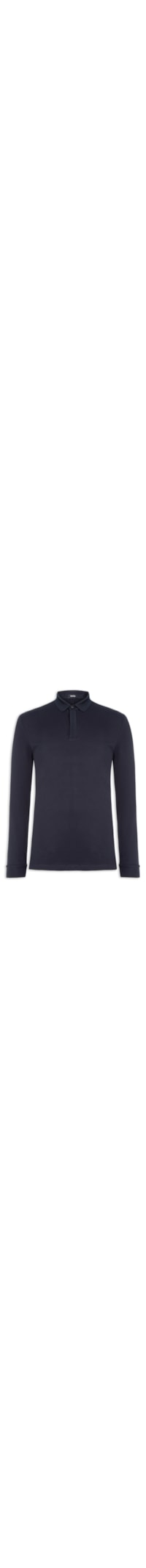 Polo Masculina Térmica Manga Longa - Azul