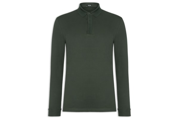 Polo Masculina Térmica Manga Longa - Verde