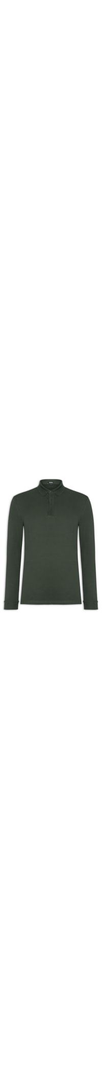 Polo Masculina Térmica Manga Longa - Verde