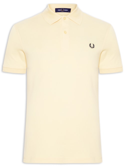 Polo Masculina “The Fred Perry Shirt” – Amarelo