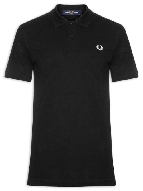 Polo Masculina “The Fred Perry Shirt” – Preto