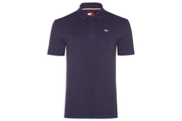 Polo Masculina Tjm Original Fine Pique Ss - Azul