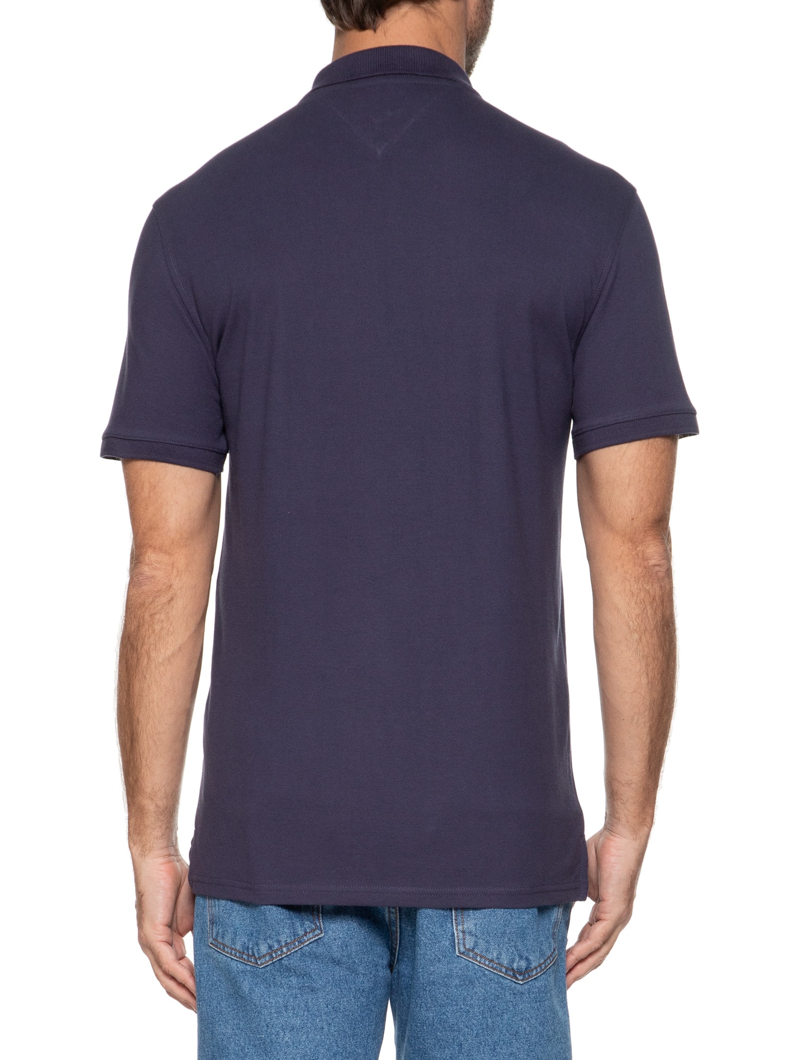 Polo Masculina Tjm Original Fine Pique Ss Azul Tommy Jeans