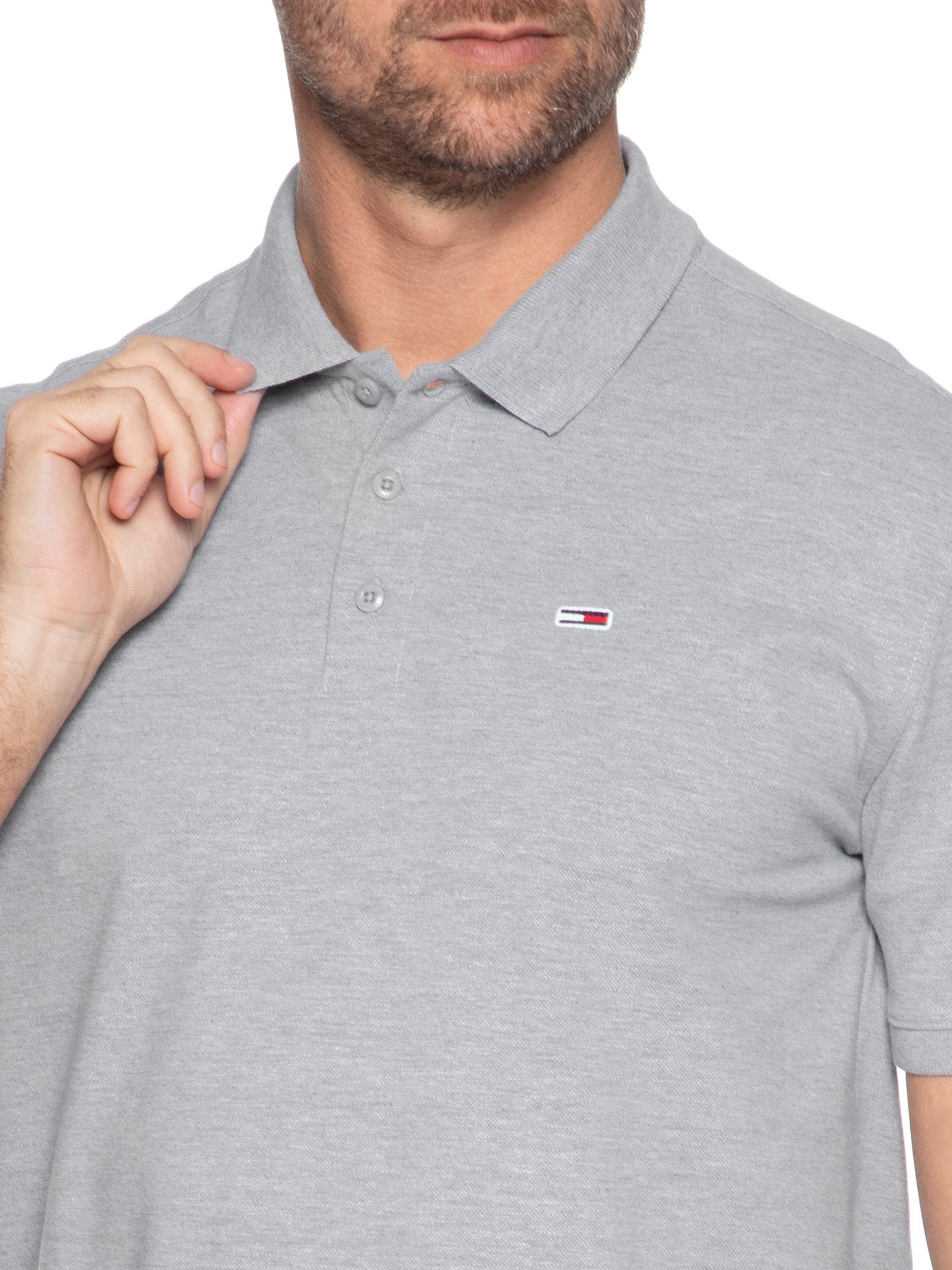 ultimus Offset Button Polo Shirt グレー 半袖 Camiseta Unissex - Dennis Beumont