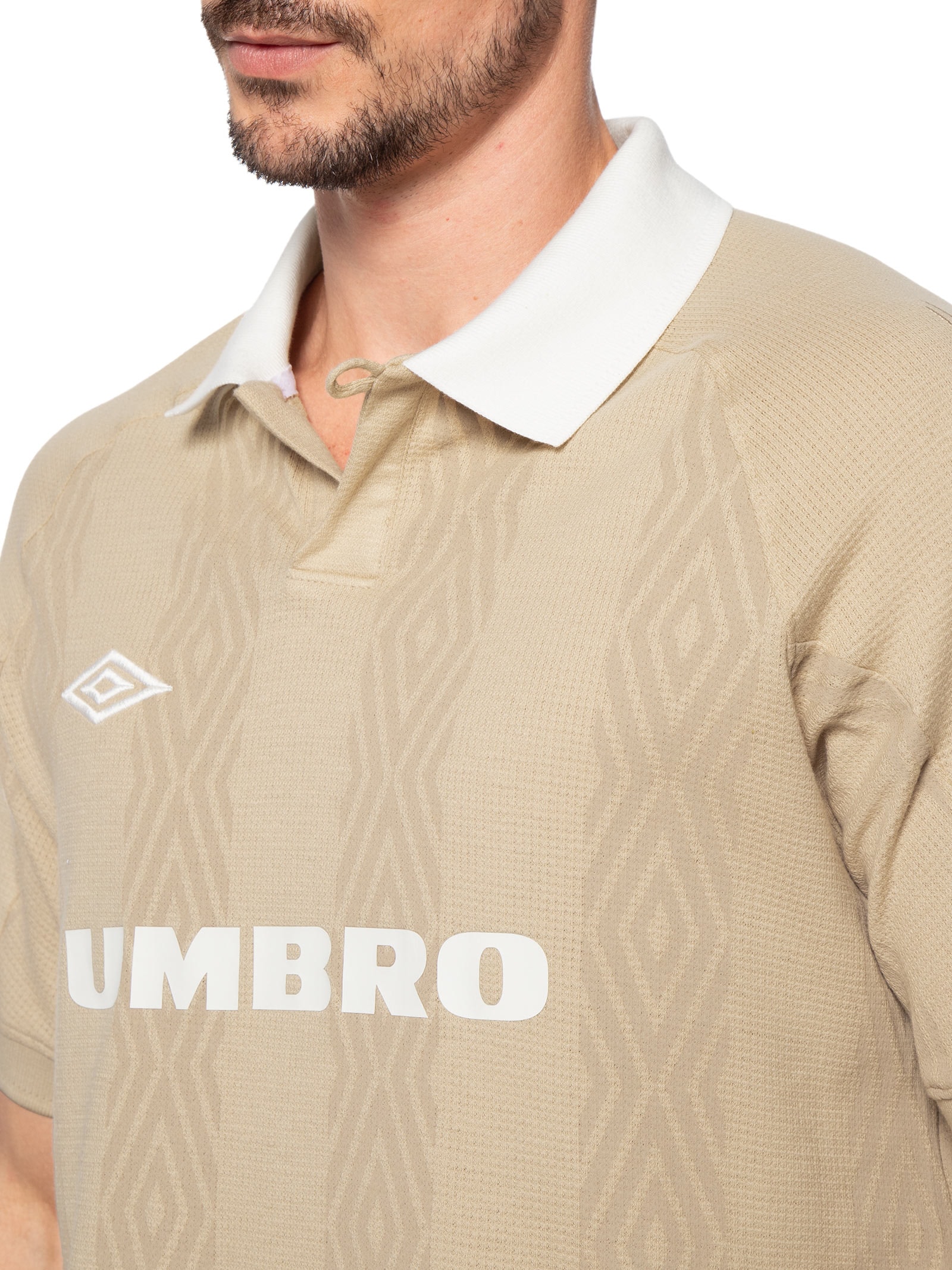 Polo Masculina TNP Jersey II Bege Umbro