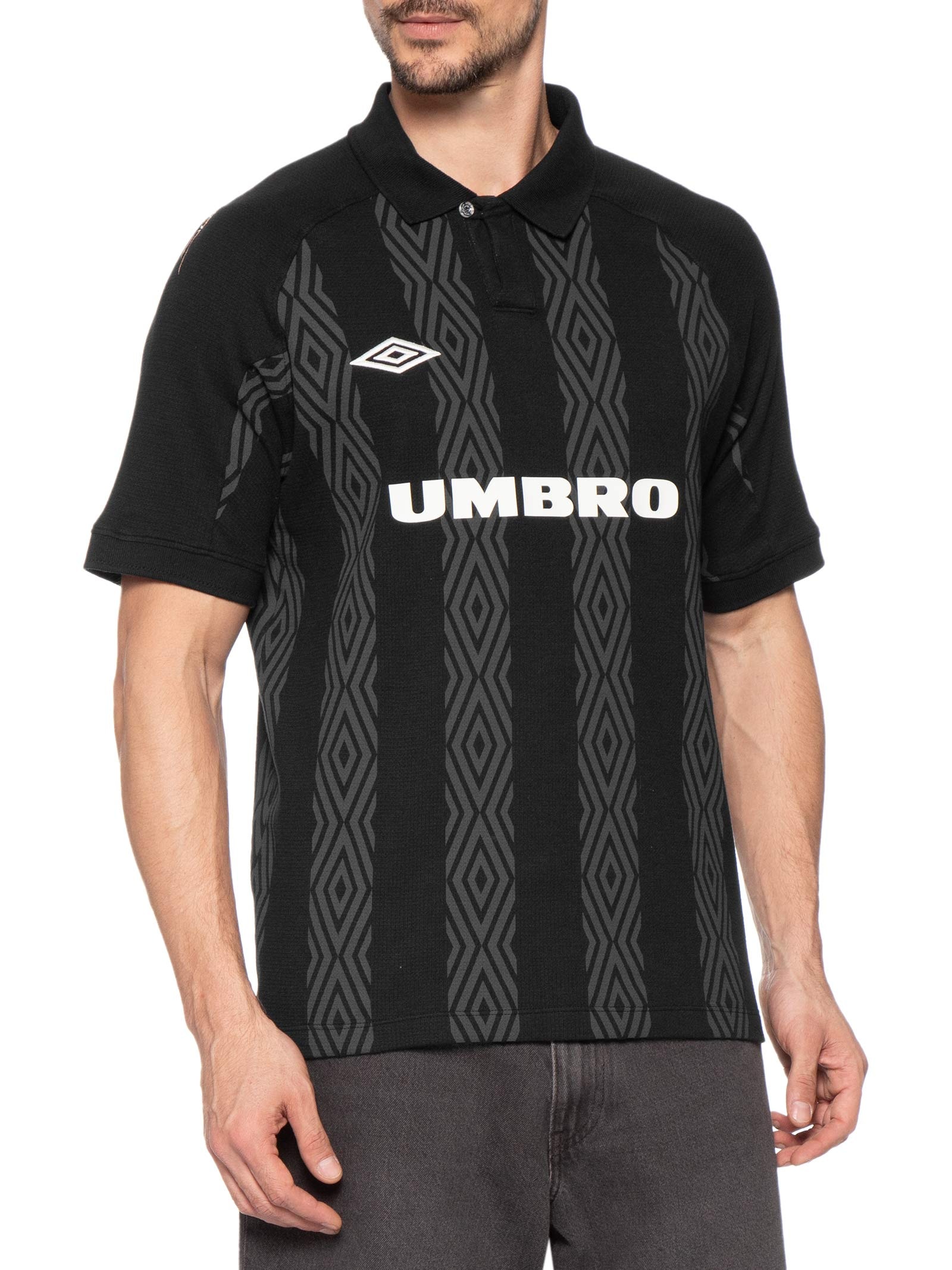 Polo Masculina TNP Jersey II Preto Umbro
