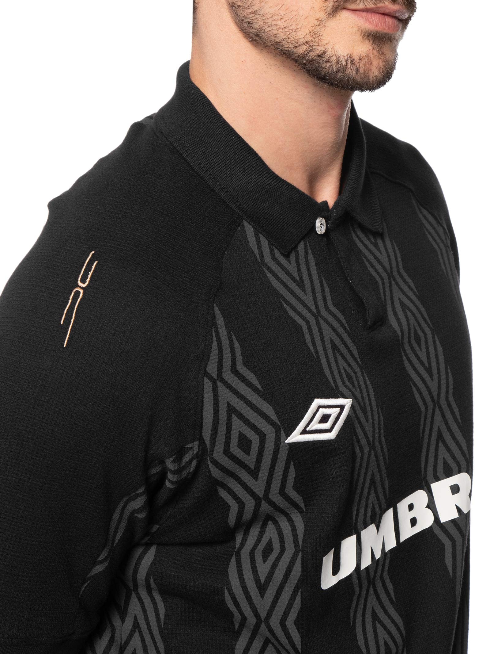 Polo Masculina TNP Jersey II Preto Umbro