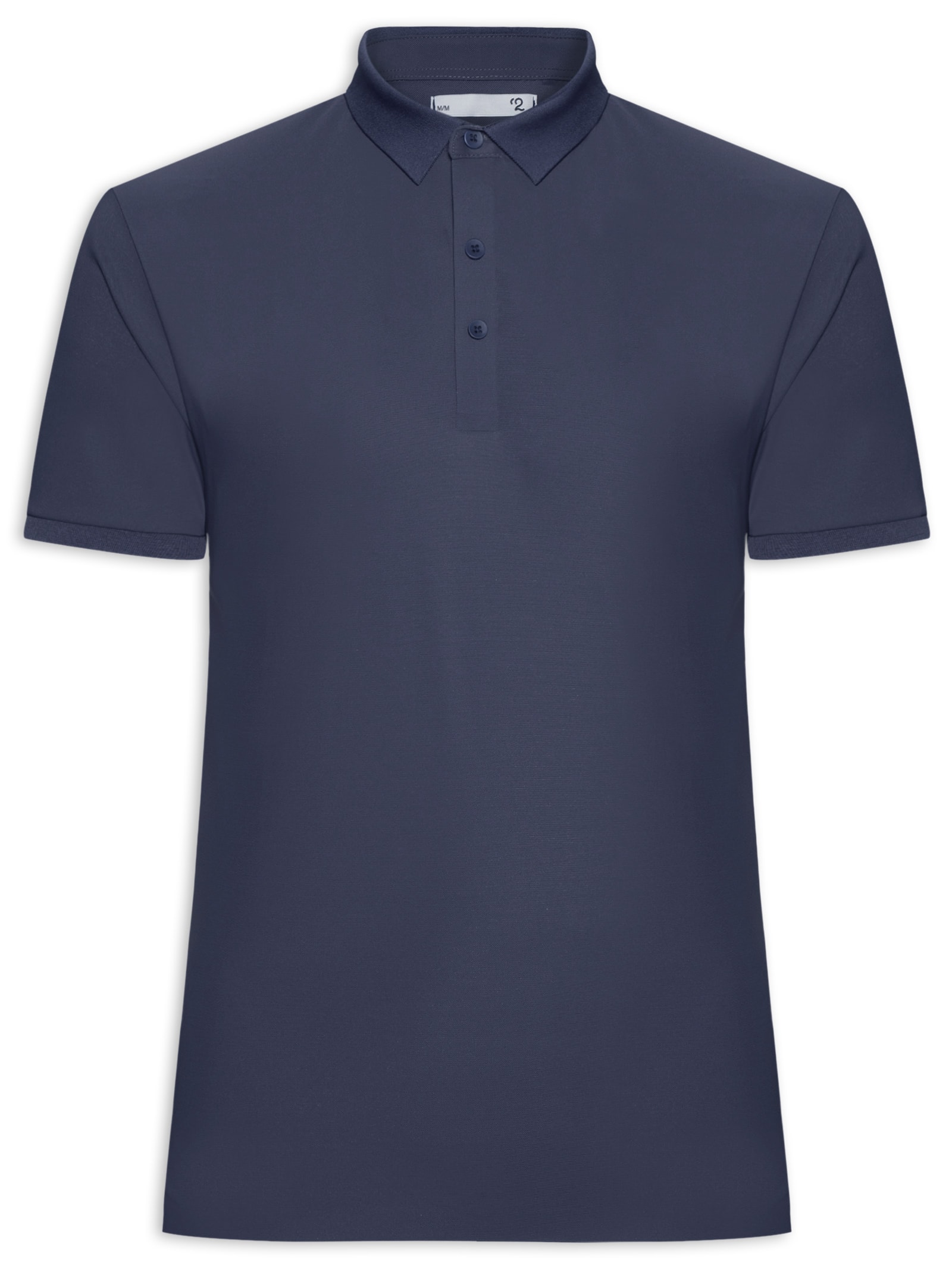 Polo Masculina Toque Gelado Sem Costura Azul '2 Essential