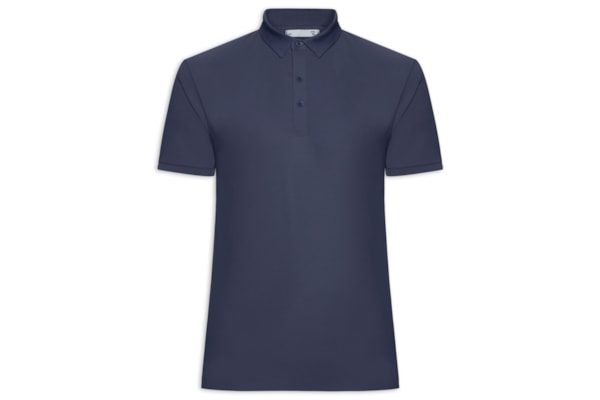 Polo Masculina Toque Gelado Sem Costura - Azul