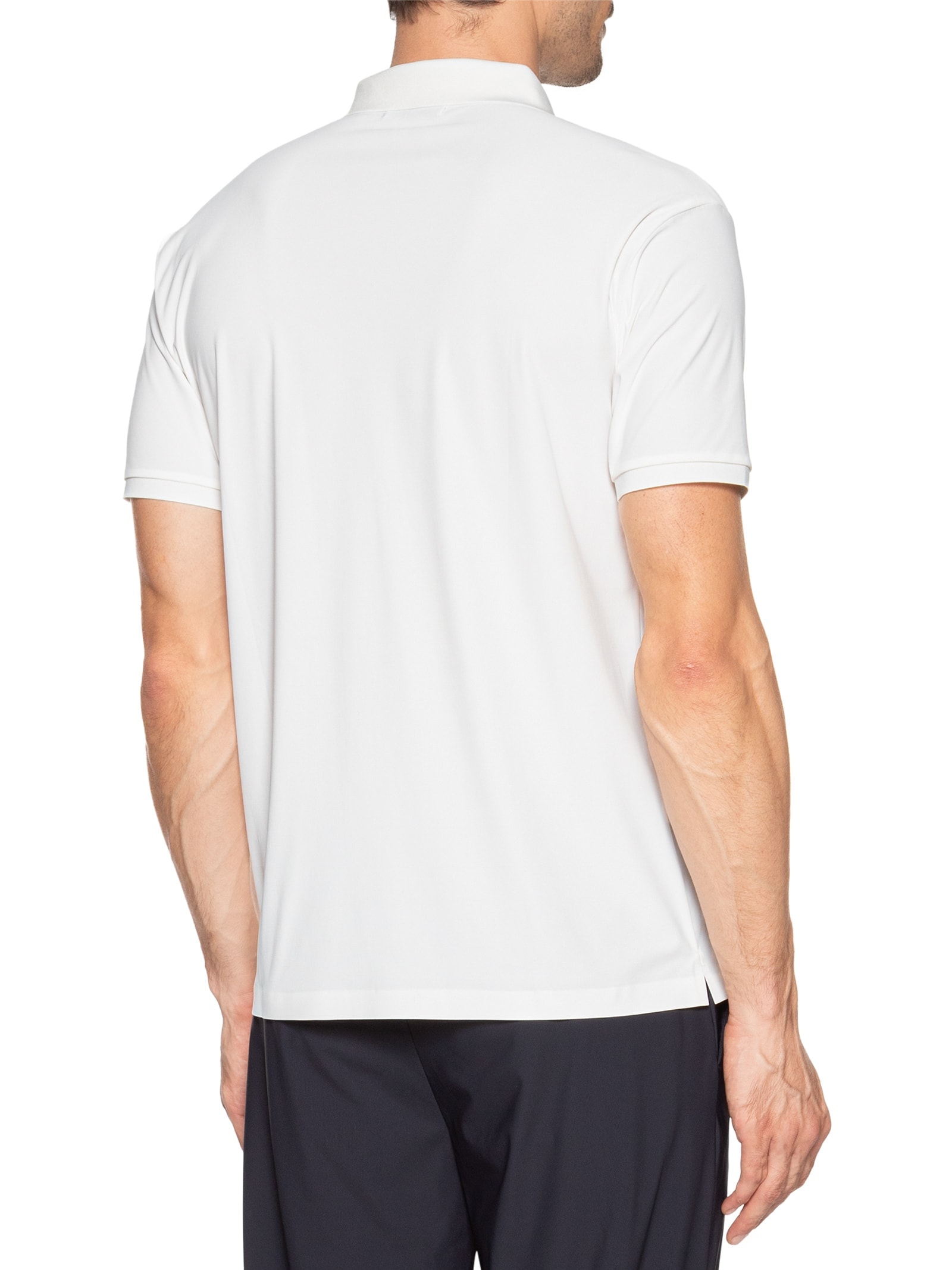 Polo Masculina Toque Gelado Sem Costura Branco '2 Essential