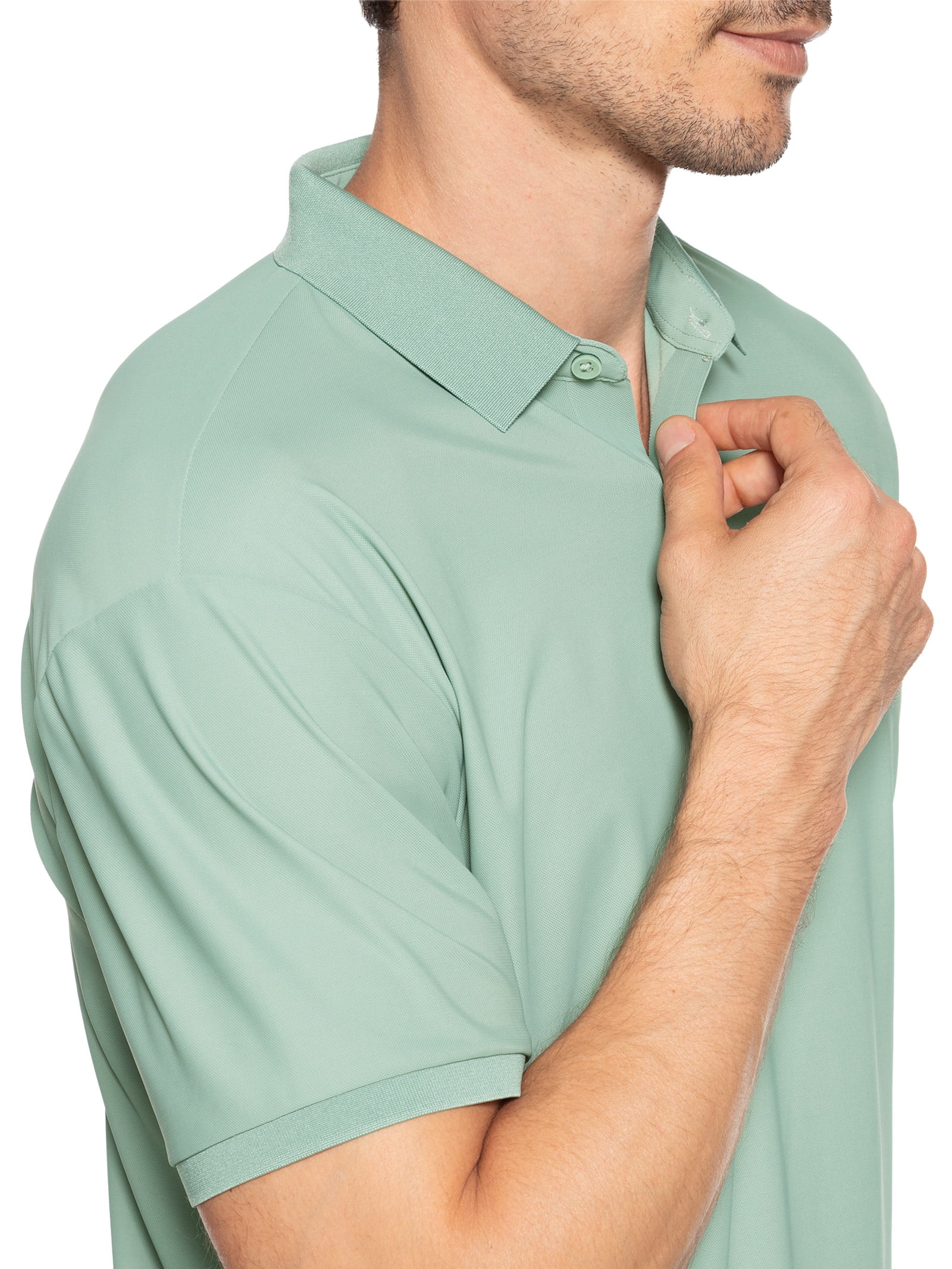 Polo Masculina Toque Gelado Sem Costura Verde '2 Essential