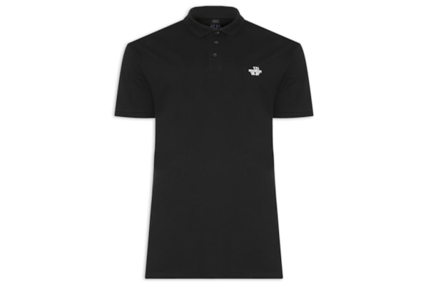 Polo Masculina Transfer - Preto