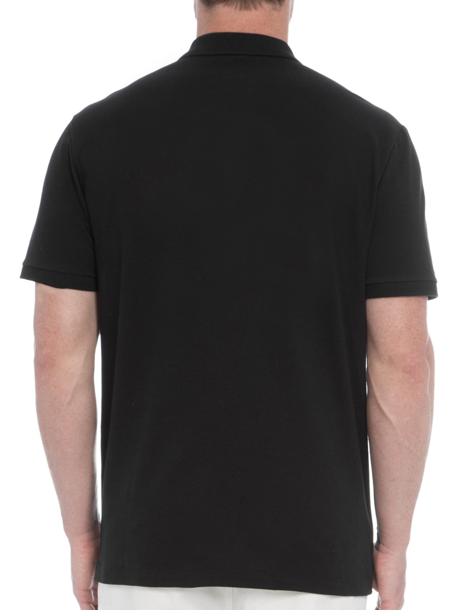 Polo Masculina Transfer Preto John John