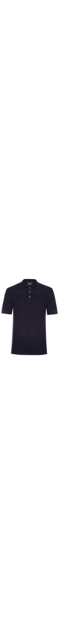 Polo Masculina Tricot - Azul