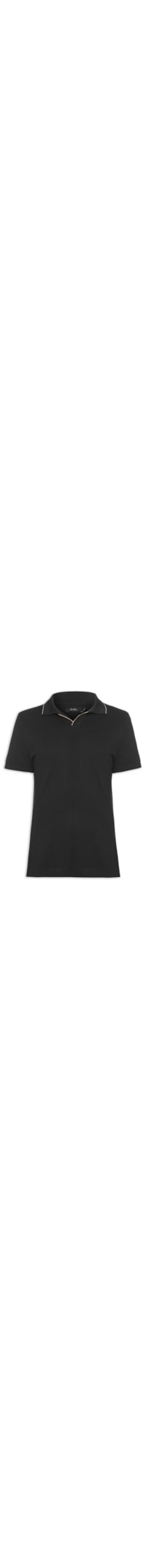 Polo Masculina Tricot Biarritz - Preto