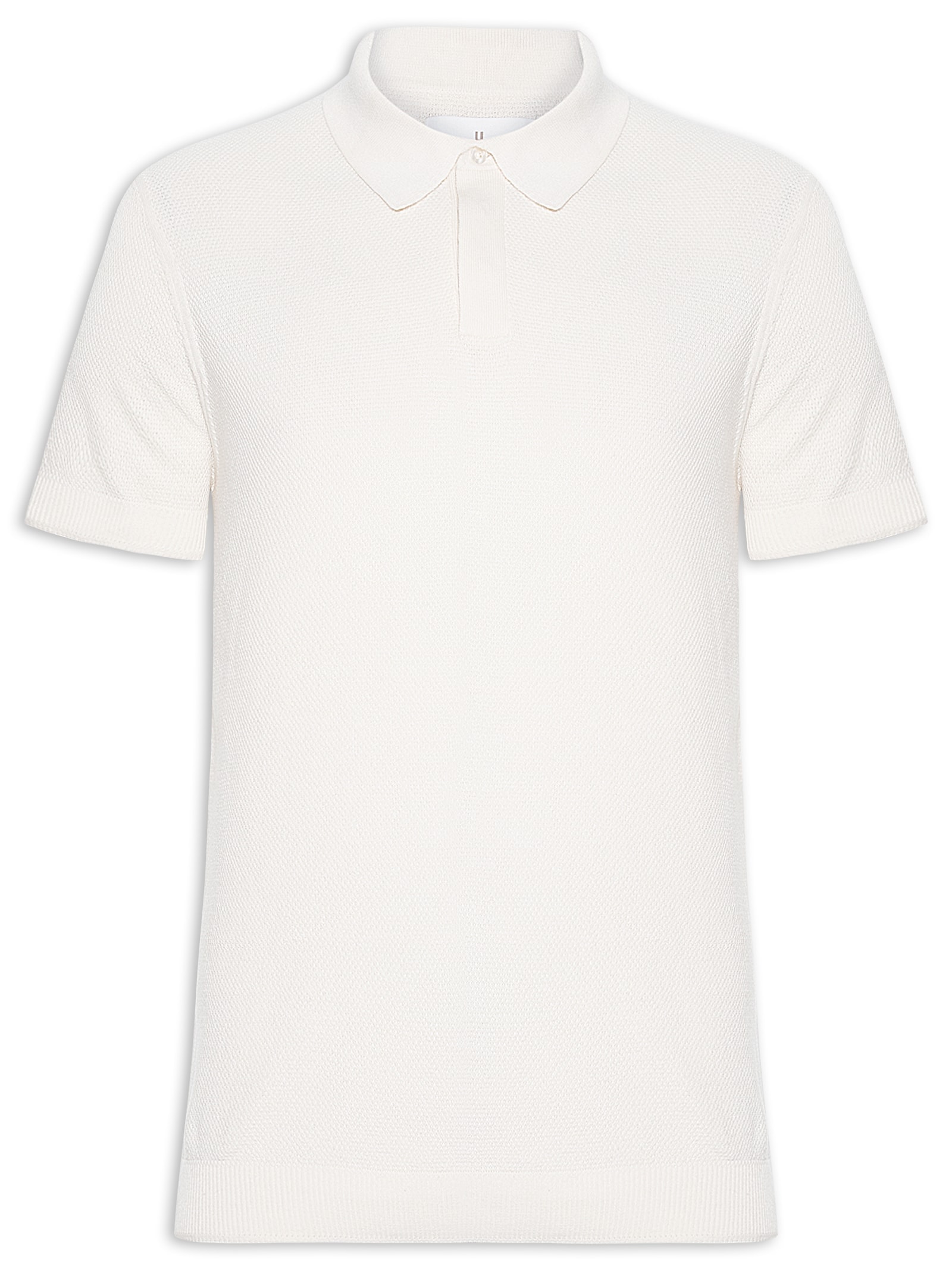 Polo Masculina Tricot Corda New Branco Foxton