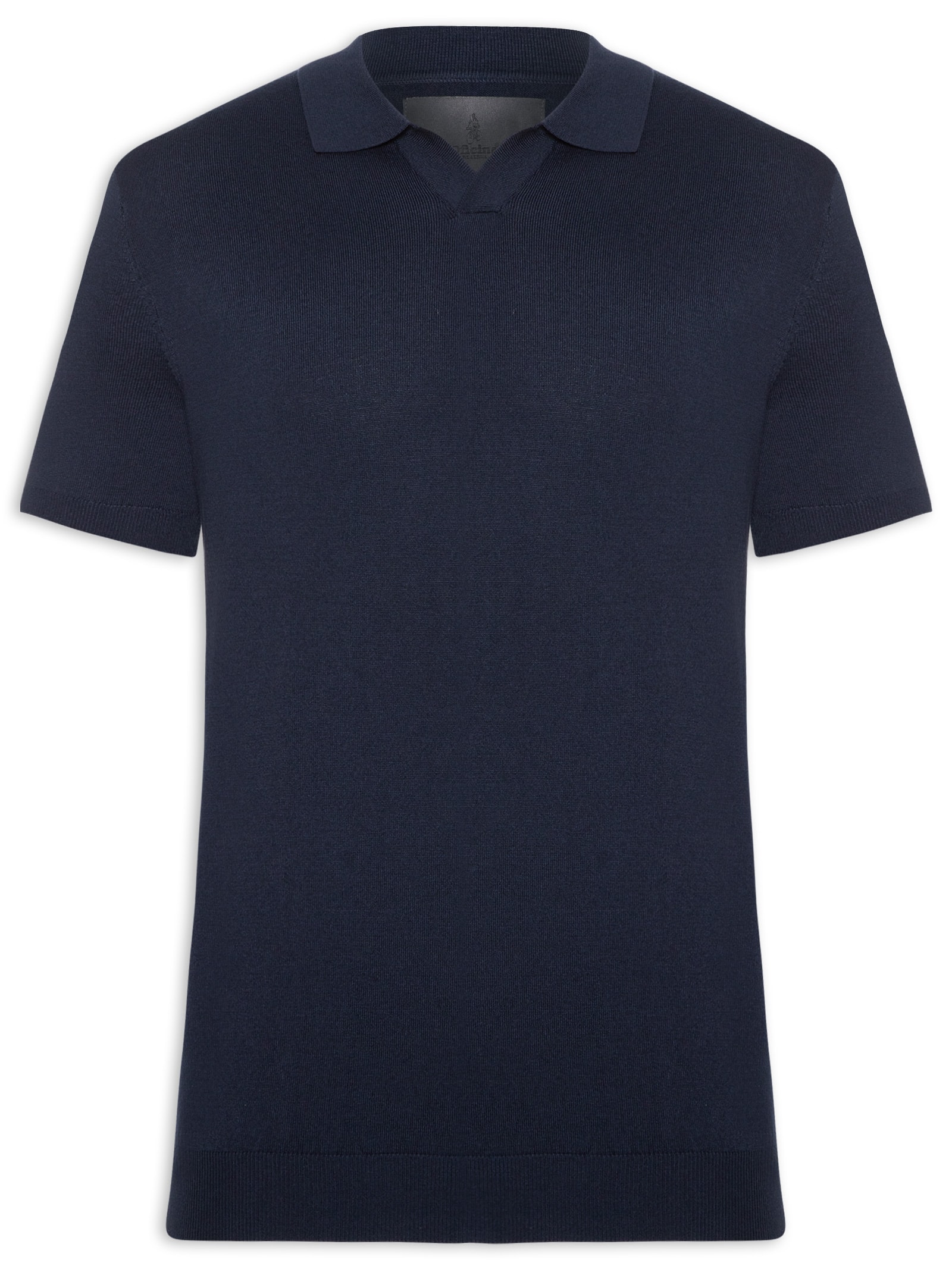 Polo Masculina Tricot Foot Isla Manga Curta Azul Oficina Reserva