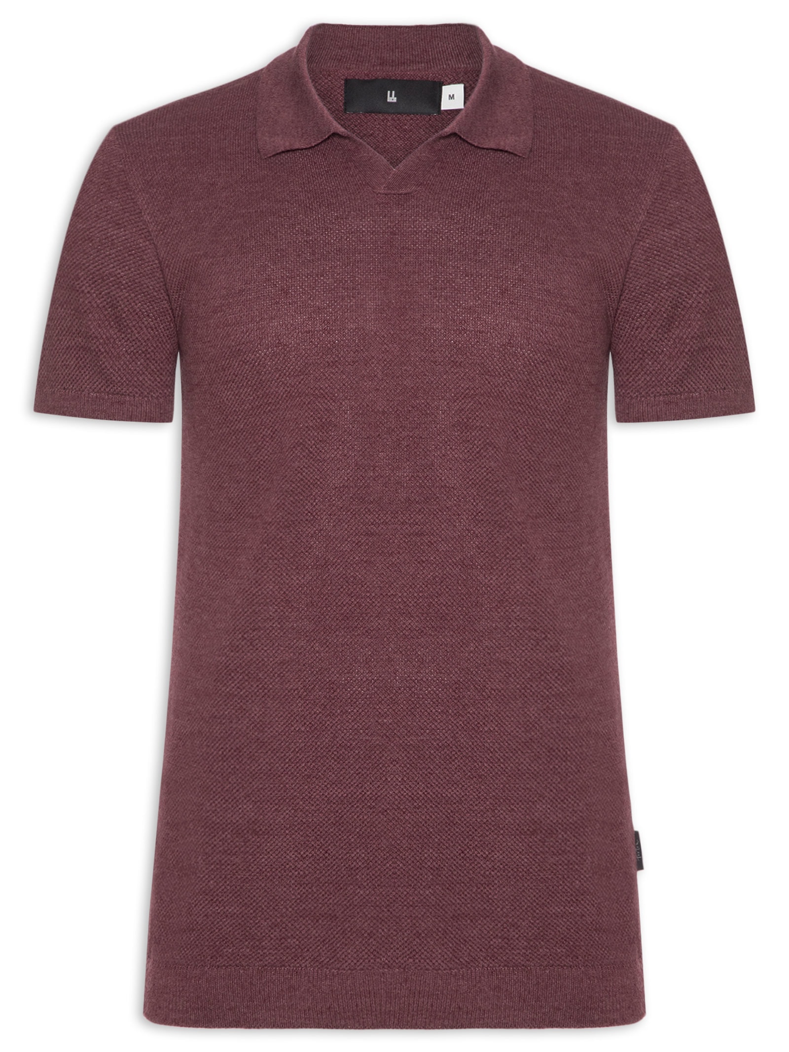 Pólo Masculina Tricot Mescla Roman Vermelho Foxton